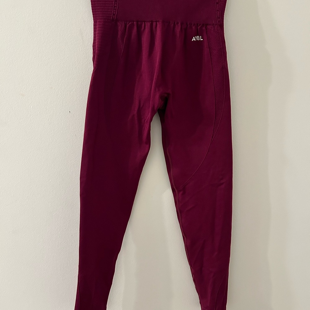 AYBL leggings raspberry red